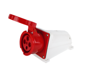 Surface socket 63A 4P (SF-134) IP44 red