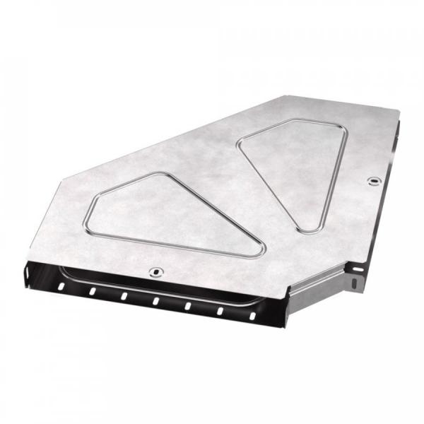 Промрукав horizontal cable tray 90° angle with cover 400x50 mm