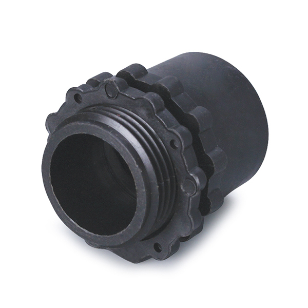 Промрукав metal pipe entry connector MVP 12 mm black (3/8)