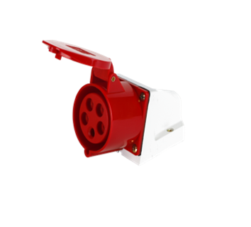 Surface socket 32A 5P (SF-125) IP44 red