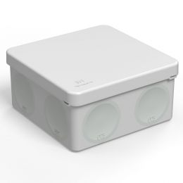 Промрукав distribution box straight mounting (HF) 100x100x50 mm (66 pcs) gray