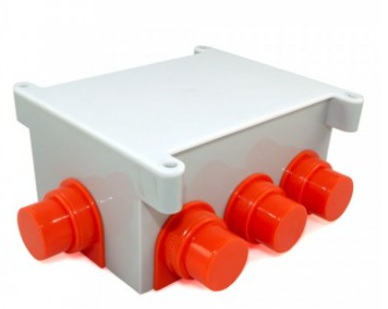 Промрукав distribution box (HF) 118x76x60 mm (68 pcs) gray