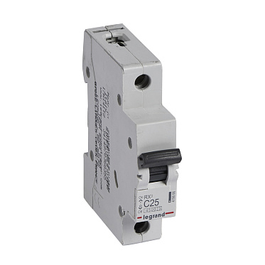 Legrand RX3 ավտոմատ անջատիչ 1P C25A 4,5ka 1/12/72
