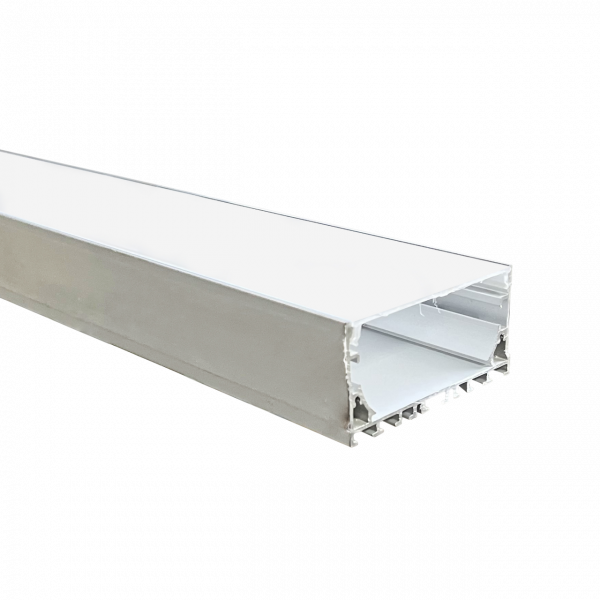 Electrica aluminum profile with diffuser 80x35mm (3m)