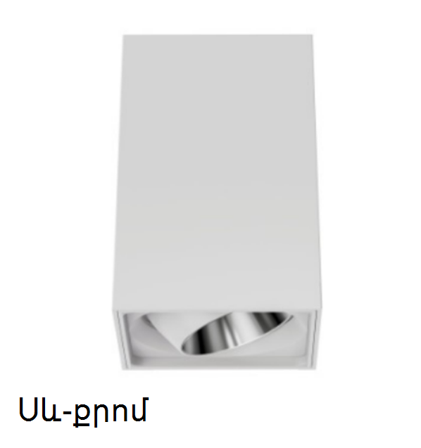 Electrica լուսատու արտաքին շարժական (S-K12B) 12W 4000K սև
