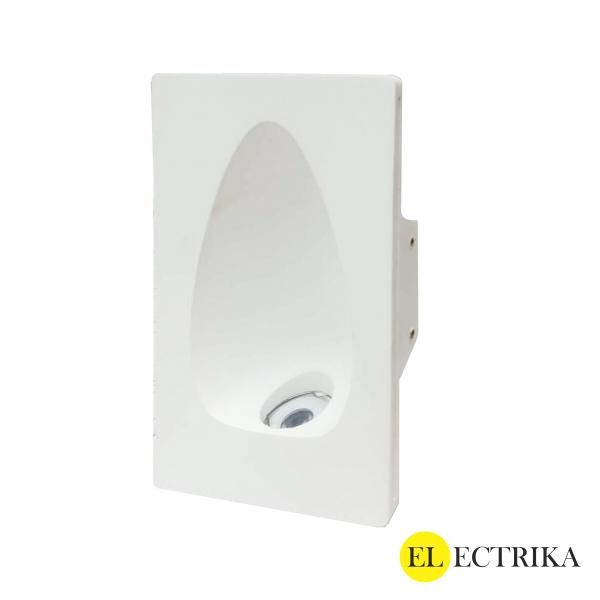 Electrica recessed gypsum light (MF400041) 1W 3000K 230x145x57mm