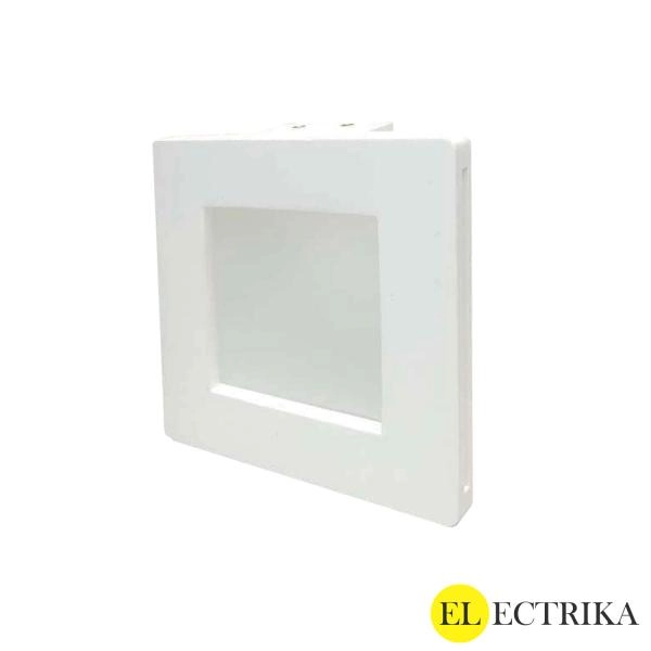 Electrica գիպսե ներկառուցվող շրջանակ 1 տեղ (MF400048) 120x120x63մմ