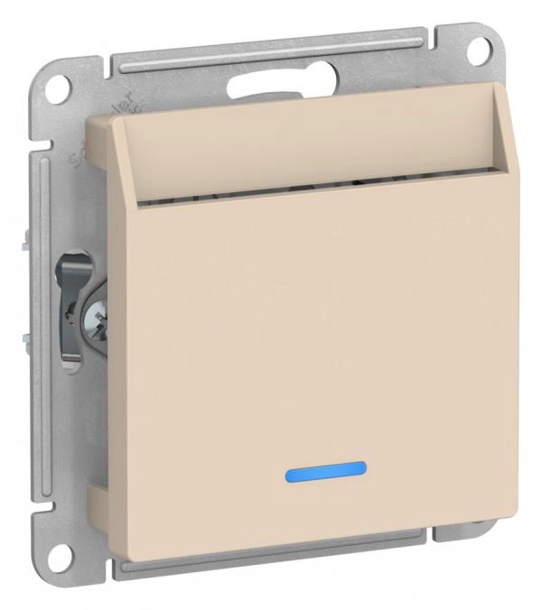 Schneider Atlas Անջատիչ Քարտային Բեժ