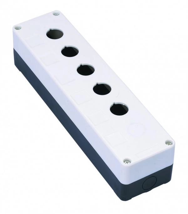 Տուփ 5տեղ անջատիչ կոճակի-D=22մմ  279х70х65մմ  КП101-5-01-Р (Dekraft)