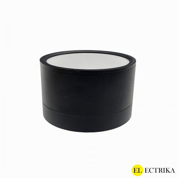 Electrica Surface-mounted light (W-D12) 12W 3000K black